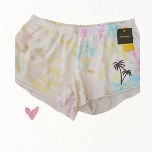 NWT Grayson Threads Tie Dye Palm Tree Shorts size M *F-0251